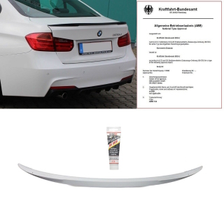 Sport-Performance Heckspoiler Hecklippe Kofferraumspoiler passt für BMW 3er F30