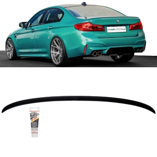 Sport-Performance Heckspoiler Hecklippe Schwarz Matt passend für BMW G30 ab 2017