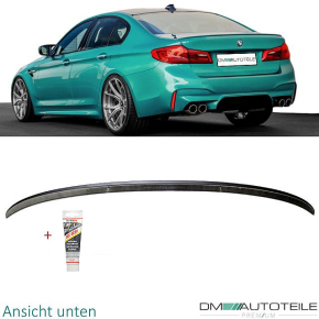 Sport-Performance Heckspoiler Hecklippe Schwarz Matt passend für BMW G30 ab 2017