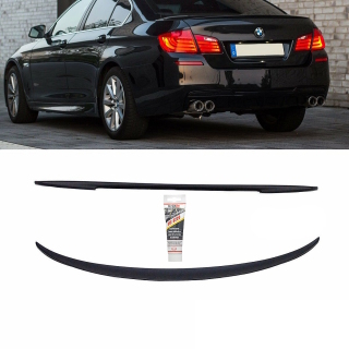 Sport-Performance Heckspoiler Heckspoilerlippe Schwarz Matt+Kleber passt für BMW F10