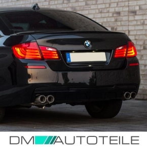 Sport-Performance Heckspoiler Heckspoilerlippe Schwarz Matt+Kleber passt für BMW F10