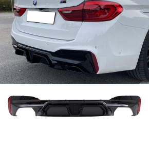 Sport Evo Rear Diffusor Black Gloss 4 outlets  fits to BMW G30 G31 M-SPORT without M5 CS