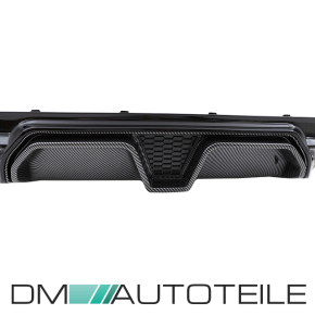 Sport Evo Rear Diffusor Black Gloss Carbon 4 outlets  fits to BMW G30 G31 M-SPORT without M5 CS