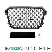 Front Grille Honeycomb black gloss fits on Audi A1 8X up 201