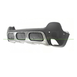 Stoßstange hinten genarbt montagefertig PDC für Citroën C3 Aircross II Van