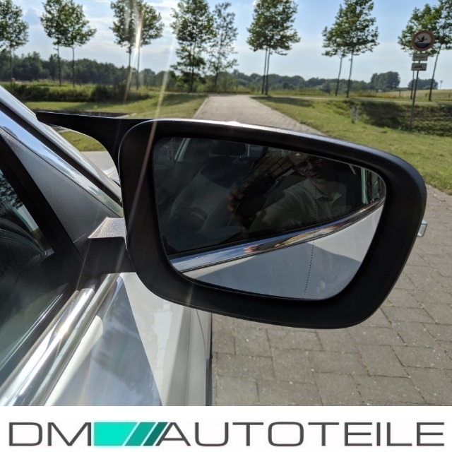 Sport Spiegelkappen Außenspiegel Set Schwarz Glanz passt für BMW