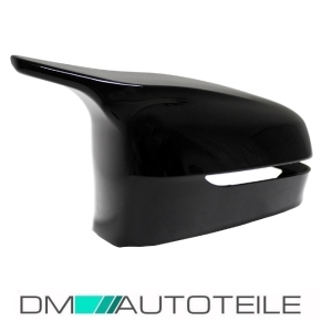 Set Side Cover Wing Mirror Black Gloss fits on BMW G30 G31 not for M5 M up 2014