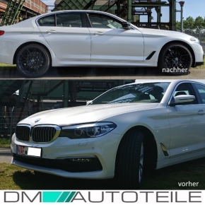 Set Side Cover Wing Mirror Black Gloss fits on BMW G30 G31 not for M5 M up 2014