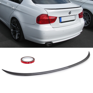 Sport Rear Trunk Roof Spoiler Lip Black Gloss fits on BMW E90 05-11 + M-Sport