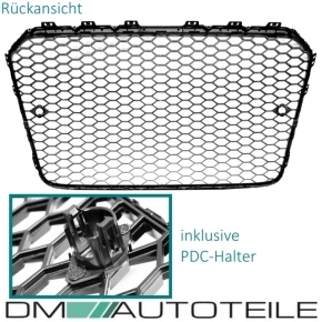 Kühlergrill Wabendesign hochglanz Schwarz passt für Audi A5 8T Facelift 11-17 nicht RS5