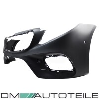 Front Sport Bumper primed +Grille fits Mercedes E W213 S213 