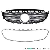 Front Sport Bumper primed +Grille fits Mercedes E W213 S213 