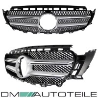 Front Sport Bumper primed +Grille fits Mercedes E W213 S213 