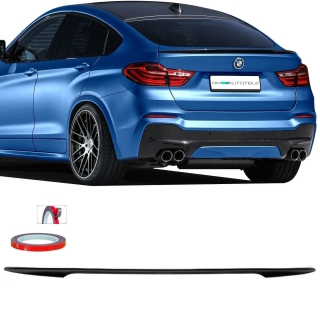 Sport-Sport-Performance Rear Trunk Lip Roof Spoiler BLACK Gloss fits on BMW X4 F26