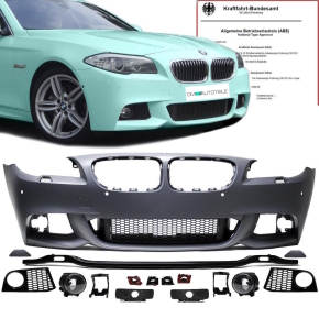 Sport Front Bumper SideView fits on BMW F10 F11 also Series M 10-13