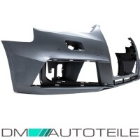 Sport Front Bumper complete + Spoiler + Front Grille Black f