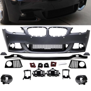 Sport Front Bumper Kit primed+Accessoires fits on BMW 5...