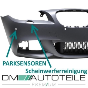 Frontstoßstange / Frontschürze vorne für BMW 5er F10 / F11 auch für M-Paket Vorfacelift mit PDC und SRA