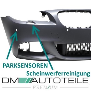 Sport Stoßstange vorne für BMW 5er F10 F11 Serie + M-Paket 2010-2013 mit PDC SRA