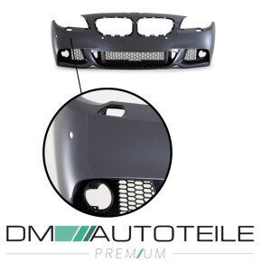Sport Stoßstange vorne für BMW 5er F10 F11 Serie + M-Paket 2010-2013 mit PDC SRA