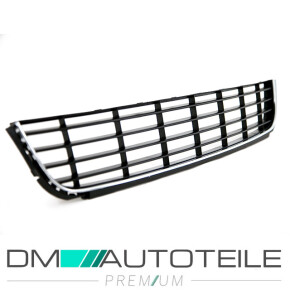 Komplettes Frontstoßstangengitter SET vorne für VW Golf VI 6 in Schwarz Chrom 