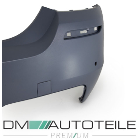 Sport Heckstoßstange / Heckschürze hinten für BMW F10 Limousine auch M-Paket 2 Rohr links mit PDC / Zubehör und ABE