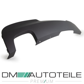 Sport Heckstoßstange / Heckschürze hinten für BMW F10 Limousine auch M-Paket 2 Rohr links mit PDC / Zubehör und ABE