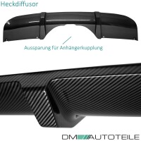 Sport-Performance SET Aero Spoiler + Diffusor Kit Carbon Glo