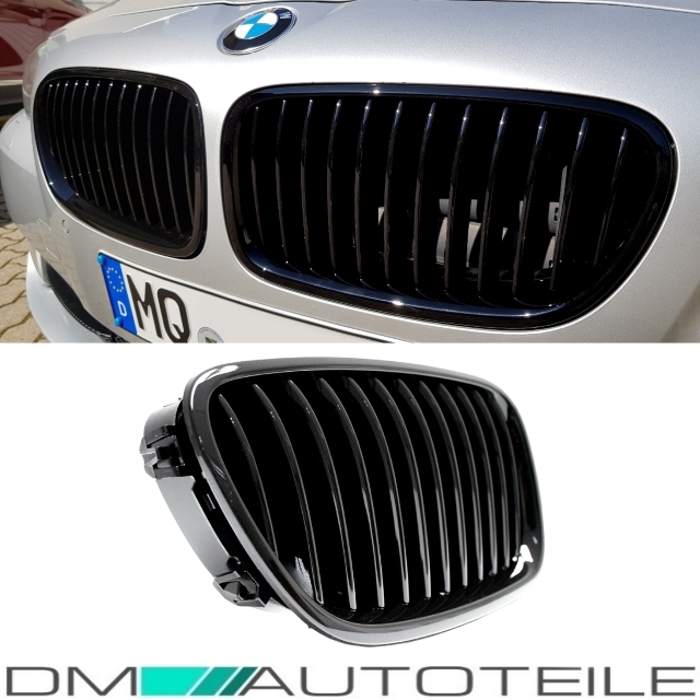 Für BMW 5er F10 F11 F18 520 523 525 520d 530d 540i Kühlergrill Auto  Frontgrill Nieren Racing Grill Glanzschwarz 10-17 – kaufe die besten  Produkte im