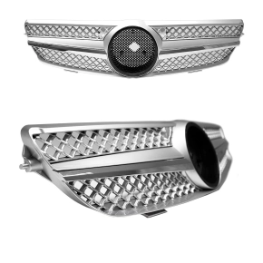 Mercedes CLK W209 C209 Kühlergrill Wabendesign Front...