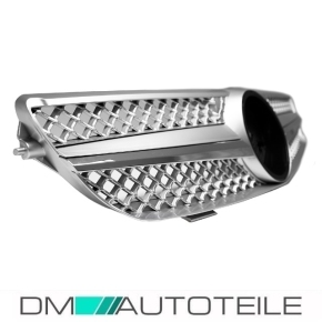Mercedes CLK W209 C209 Kühlergrill Wabendesign Front Grill Silber Chrom Bj Mopf 05-09