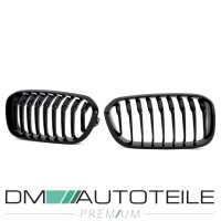 Set Kidney Front Grille Black Gloss fits on BMW 1-Series F20