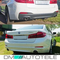 Sport Conversion Rear Bumper PDC fits on BMW 5-Series G30 Sa