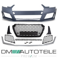 Sport Front Bumper + Radiator Grille Black + Splitter fits o