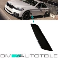 Set Side Vents Wing Fender Black Gloss fits for BMW 5-Series