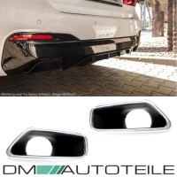 BMW G30 G31 Exhaust Tail Back Pipes Dual Chrome only for M D