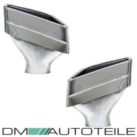 BMW G30 G31 Exhaust Tail Back Pipes Dual Chrome only for M D