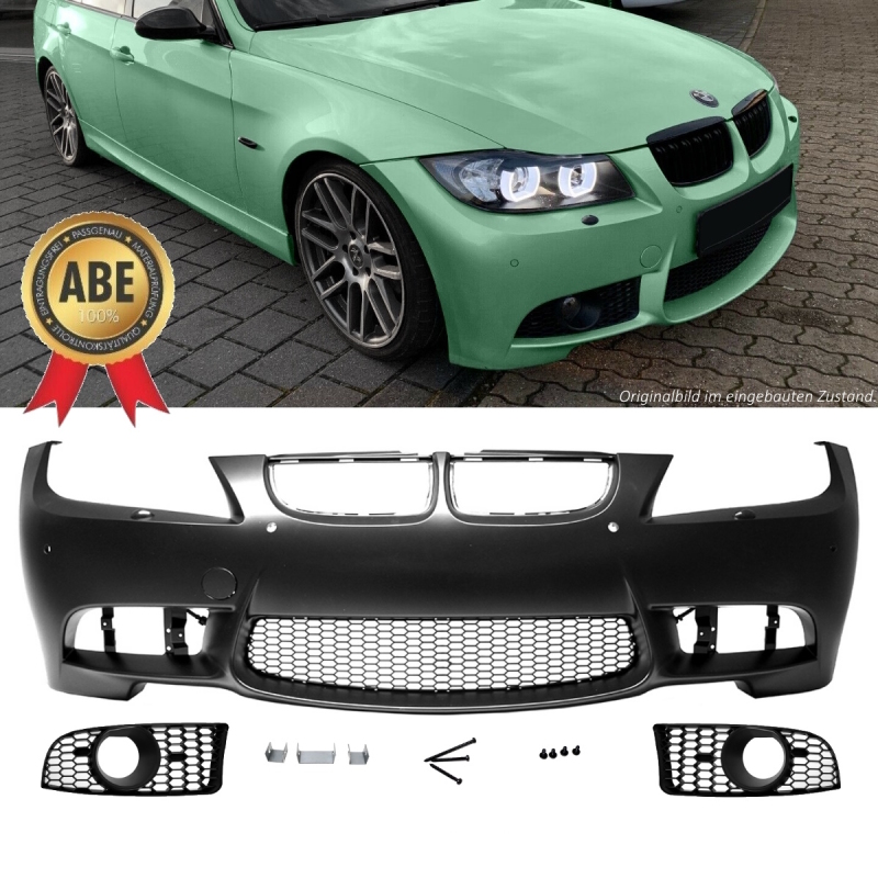 Front Bumper for PDC + Washer Evo Sport fits on BMW E90 E91 up 05-08