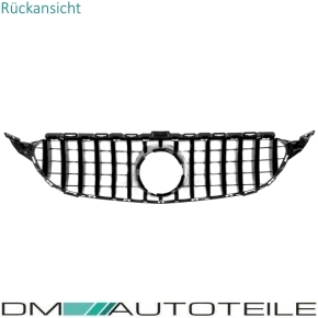 Panamericana Grill für Mercedes C Klasse W205 14-18 Schwarz Glanz nicht C63 AMG