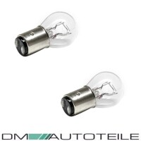 SET 2x Glühlampe Glühbirne Leuchtmittel 2-Faden BA