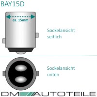 SET 2x Glühlampe Glühbirne Leuchtmittel 2-Faden BA