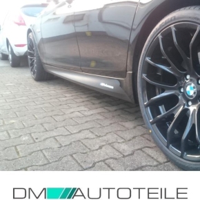 Performance SET Spoiler Splitter Diffusor Foil Black fits on BMW F10 F11 M-SPORT