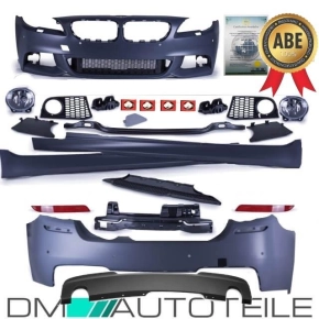 535i 535d Bumper Bodykit FRONT+REAR +SKIRTS + fits on BMW...