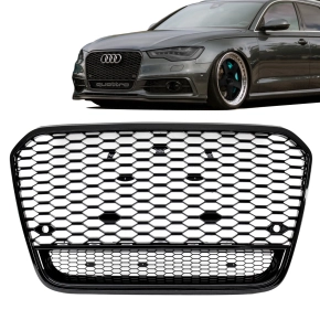 Sport Honeycomb Kidney Front Grille Black Gloss fits on...