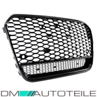 Sport Honeycomb Kidney Front Grille Black Gloss fits on Audi