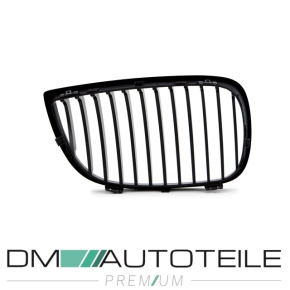 Performance Kühlergrill für BMW 1er E87 / E81 Vorfacelift in Schwarz Matt