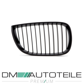 Set Performance Kühlergrill Schwarz Matt passend für BMW 1er E87 E81 Bj 04-07