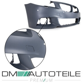 ABS Sport Front Bumper primed+Accessoires fits on BMW 5 F10 F11 Facelift LCI M-Sport up 2013