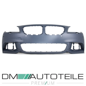 ABS Sport Front Bumper primed+Accessoires fits on BMW 5 F10 F11 Facelift LCI M-Sport up 2013