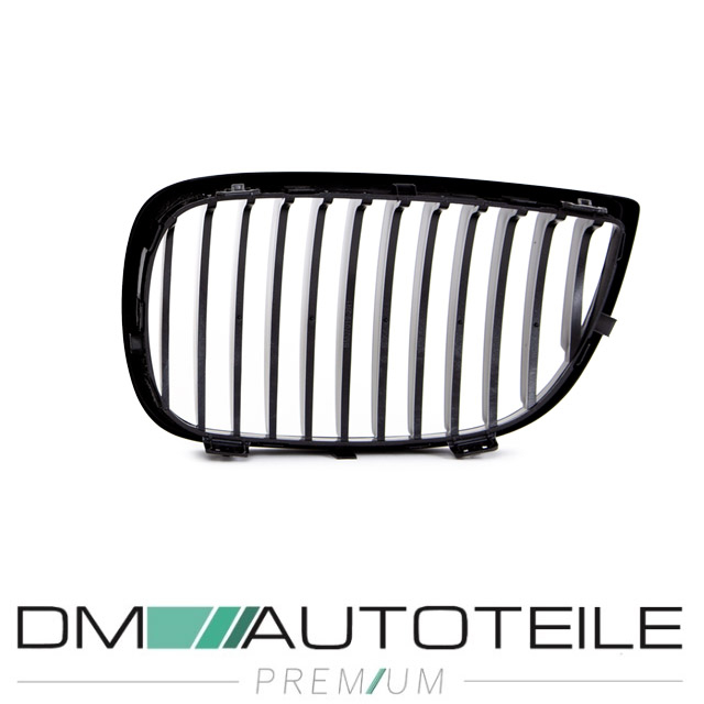 Set Performance Front Kidney Grille Black Gloss fits on BMW 1 E81 E87 04-  03/07